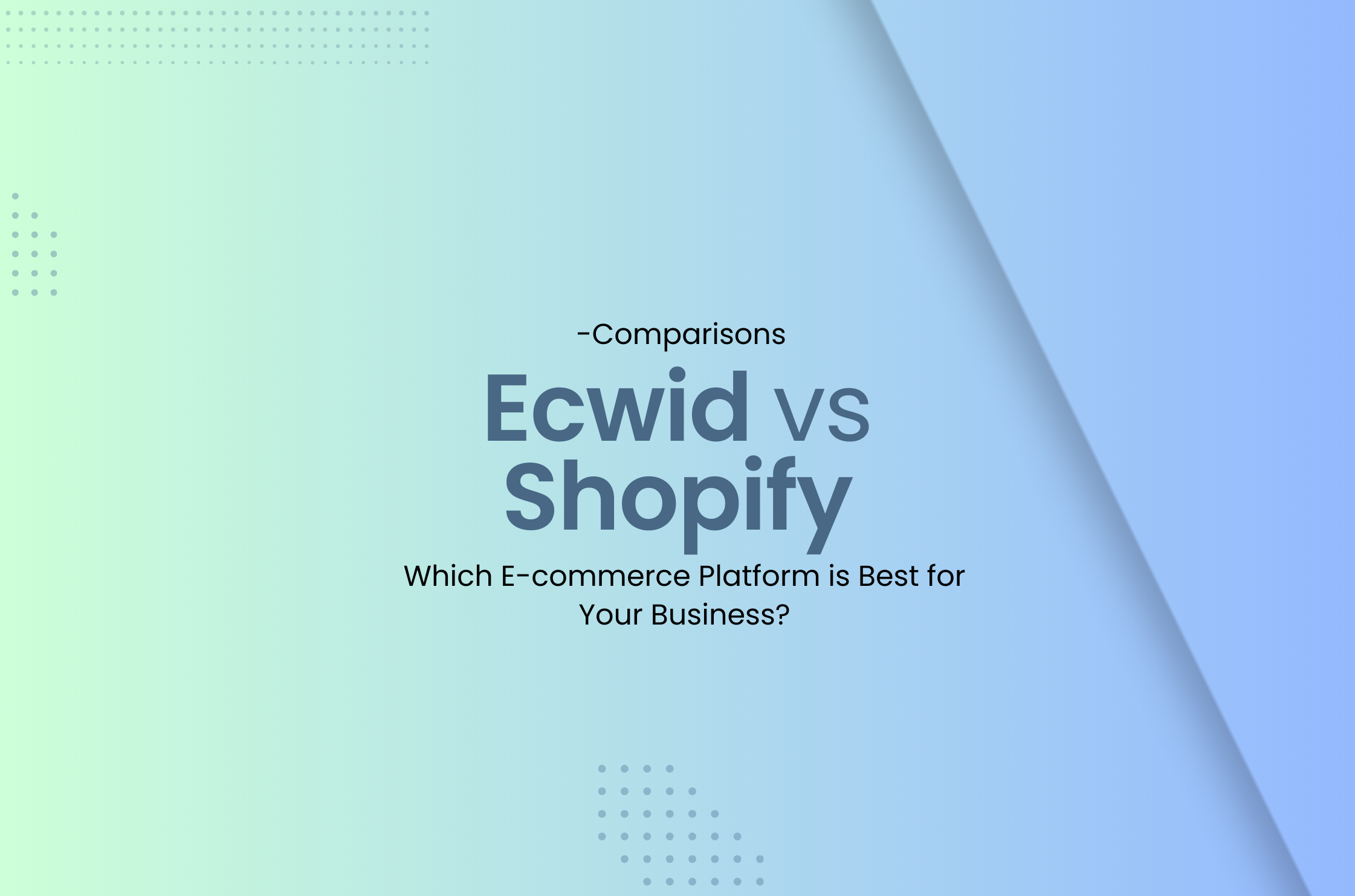 ecwid vs shopify